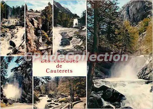 Cartes postales moderne Les Pyrenees Les Cascades de Cauterets