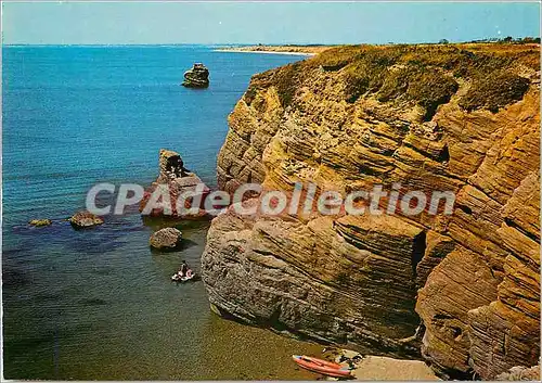 Moderne Karte Penestin sur Mer (Morbihan) Vue du Poudrantais les deux demoiselles