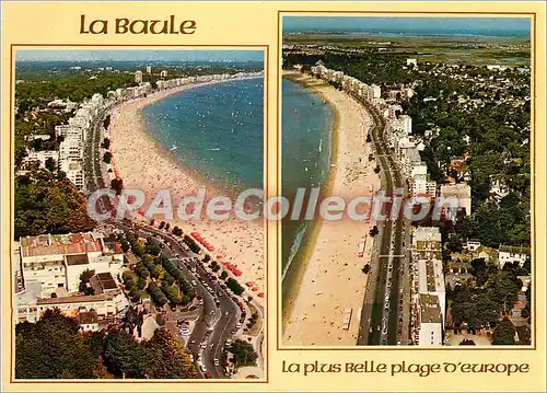 Moderne Karte La Cote d'Amour La Baule La plus belle plage d'Europe