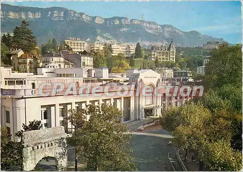 Moderne Karte Aix les bains (Savoie) Etablissement Thermal arc de Campanus et les Grands Hotel Chaine du Reva