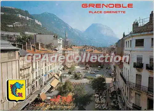 Cartes postales moderne Grenoble Isere Place Grenette