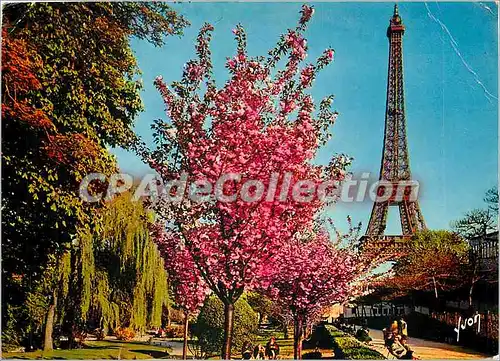 Cartes postales moderne Paris La Tour Eiffel Vue des jardins du Palais de Chaillot