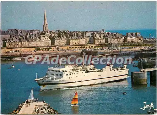 Cartes postales moderne St Malo Cite Corsaire Bittany Ferrier