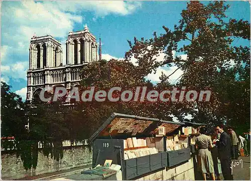 Cartes postales moderne Paris Les Bouquinistes quai de Montebello et N D