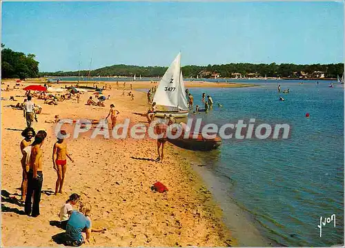 Moderne Karte Les Landes Hossegor (Landes) Plages sur le Lac