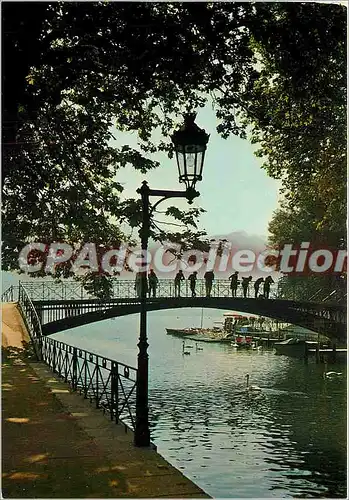 Cartes postales moderne Annecy (Haute Savoie) Le pont des Amours