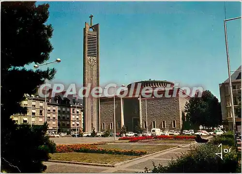 Moderne Karte La Bretagne en couleurs Lorient Eglise N D de la Victoire sur la Plce Alsace Lorrains