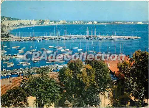 Cartes postales moderne Cannes (Alpes Maritimes) vue panoramique sur le port et la rade