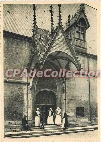 Moderne Karte Hotel Dieu de Beaune (Cote d'Or) Porte d'entree