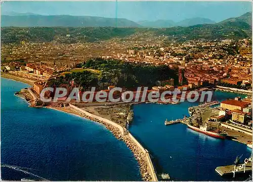 Cartes postales moderne Nice (Alpes Maritimes) Vue generale sur le Port et la Ville