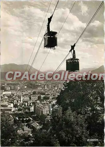 Cartes postales moderne Grenoble (Isere) Croisement du Teleferique