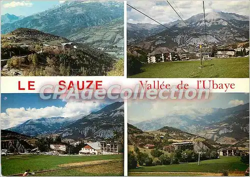Cartes postales moderne Alpes de Haute Provence Barcelonnette (alt 1133 m) Le Sauze (alt 1400 1700 m) Station Hver Ete