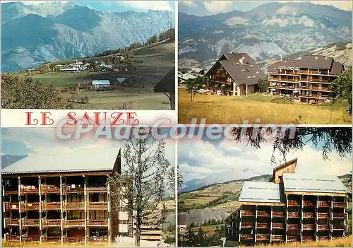 Cartes postales moderne Alpes de Haute Provence Le Sauze (alt 1400 1700 m) Station Ete Hiver