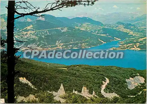 Cartes postales moderne Barrage de Serre Poncon (H A) construit a 120 m au dessus de l'ancien lit de la Durance