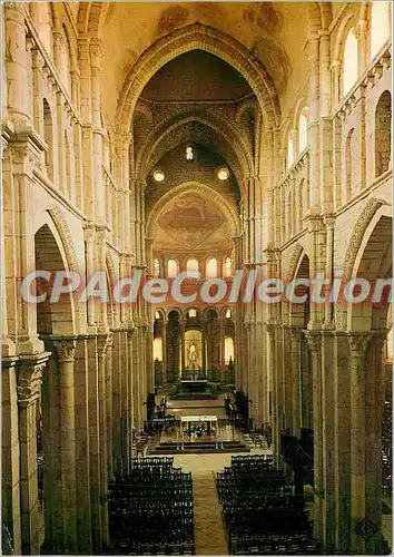 Moderne Karte Paray le Monial Interieur de la Basilique du Sacre Coeur