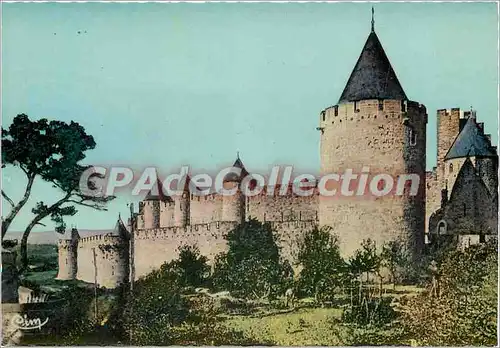 Cartes postales moderne Cite de Carcassonne (Aude) Tour de la Vade et Remparts Sud