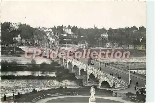 Cartes postales moderne Tours (Indre et Loire) Pont Wilson Coteaux de Saint Cyr