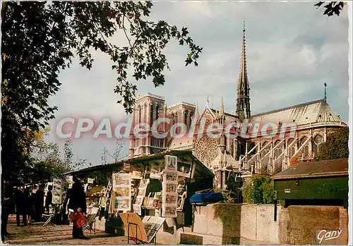 Cartes postales moderne Abside de N D et les Bouquinistes