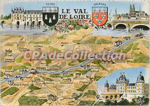 Cartes postales moderne Tours Orleans