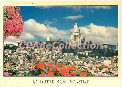 Cartes postales moderne Paris et ses Merveilles la butte Montmartre et la basilique du Sacre Coeur (1876 1910)