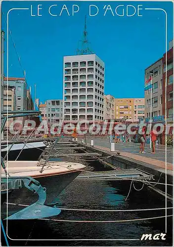 Cartes postales moderne Le Languedoc le Cap d'Agde Le Quai Richelieu