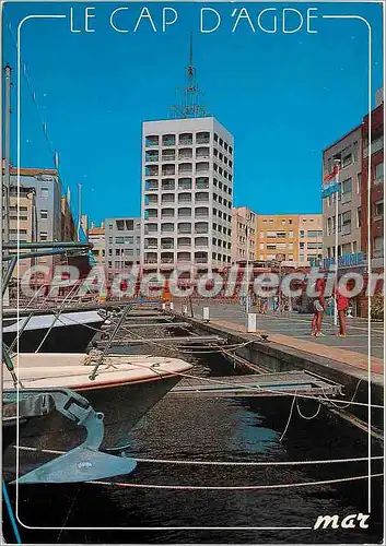 Cartes postales moderne Le Languedoc le Cap d'Agde Le Quai Richelieu