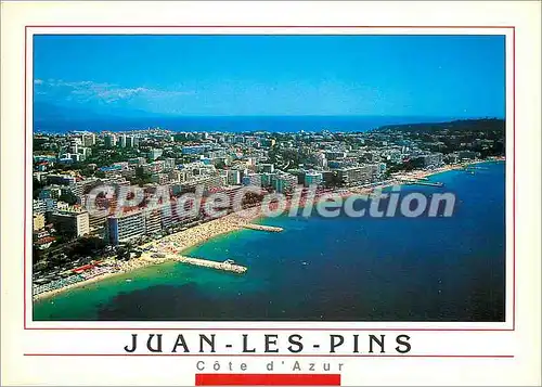 Cartes postales moderne La Cote d'Azur Juan les Pins Vue generale