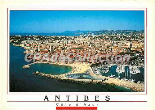 Cartes postales moderne La Cote d'Azur Antibes Vue generale