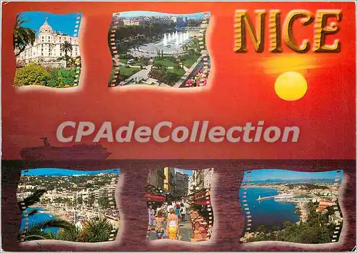 Cartes postales moderne La Cote d'Azur French Riviera Nice