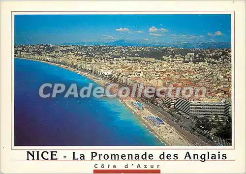 Cartes postales moderne La Cote d'Azur French Riviera Nice la promenade des Anglais