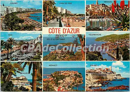 Cartes postales moderne Cote d'Azur