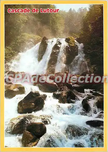 Cartes postales moderne Hautes Pyrenees Env de Cauterets la Cascade de Lutour (Site Classe)