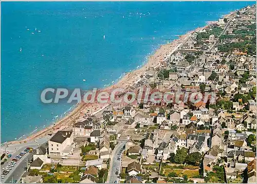 Moderne Karte Saint Aubin sur mer (Calvados) Vue generale