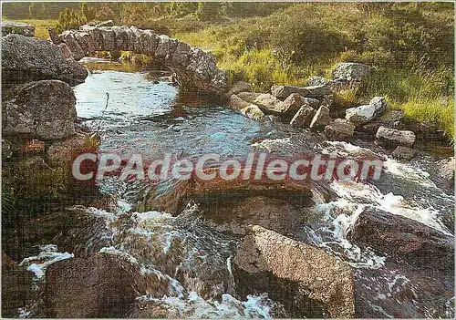 Moderne Karte le Limousin Pittoresque Pont romain sur le Thaurion