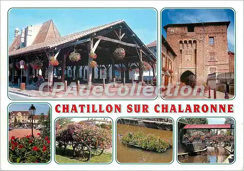 Moderne Karte Chatillon sur Chalaronne (Ain)