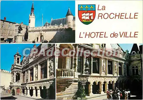 Cartes postales moderne La Rochelle l'Hotel de Ville