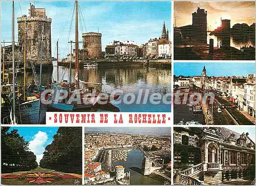 Cartes postales moderne La Rochelle le port avec les deux Tours