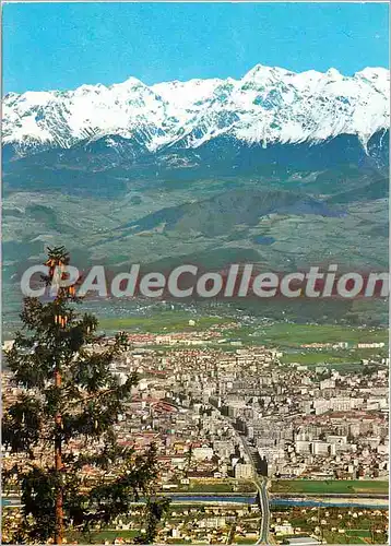 Cartes postales moderne Grenoble vu de Saint Nizier du Moucherotte Chaine de Belledonne