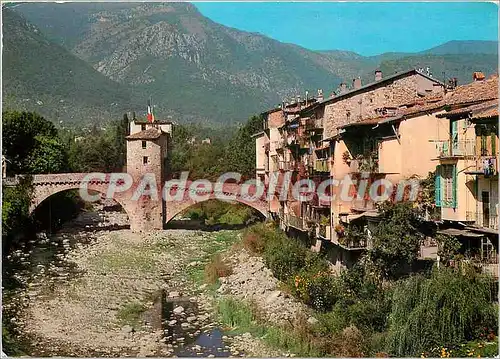 Cartes postales moderne Sospel (Alpes Mmes) Le Pont Vieux et sa Tour de peage