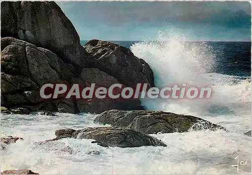 Cartes postales moderne La Bretagne en couelurs Vague deferlant sue la Cote Sauvage de Quiberon