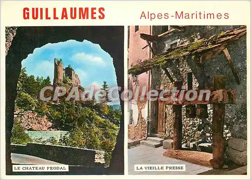 Cartes postales moderne Guillaumes A Mme alt 800 m au pieds du col de la Cayolle sur la route des Grande Alpes