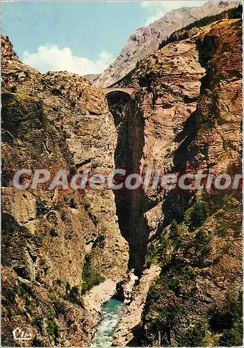 Cartes postales moderne St Paul sur Ubaye (B Alpes) Pont du chatelet sur l'Ubaye Haut 110 m