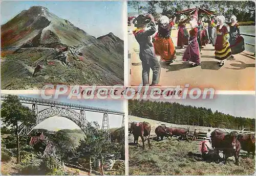 Cartes postales moderne Le Puy Mary La Bourree d'Auillac le Viaduc de Garabit le Traite en montagne