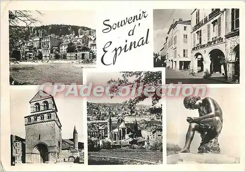 Cartes postales moderne Epinal Vue generale Vannes de la Moselle les Arcades de la Place des Vosges