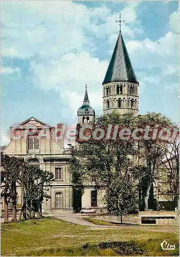 Cartes postales moderne Cluny (S et L) Abbaye (XIe XIIe s) Clocher de l'Eau Benite