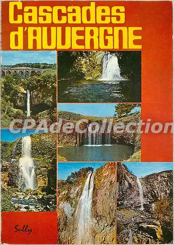 Cartes postales moderne Cascades d'Auvergne Cascade de Salins et le Viaduc Cascade de Ste Elisabeth