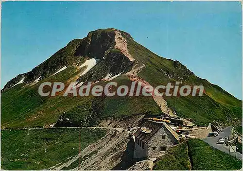 Cartes postales moderne L'Auvergne pittoresque le Puy Mary (alt 1787 m) Col du Pas de Peyrol (Alt 1589 m)