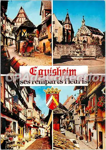 Cartes postales moderne Eguisheim (Haut Rhin) Ville historique sur la route du Vin d'Alsace