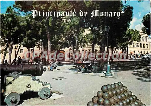 Cartes postales moderne Principaute de Monaco La Place du Palais Princier