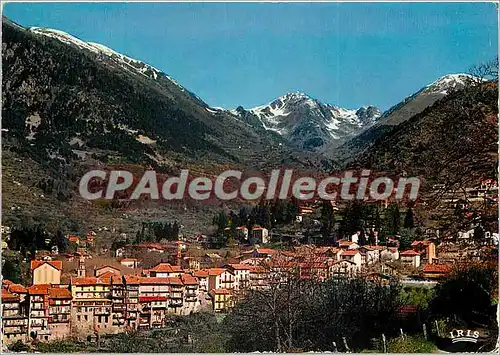 Cartes postales moderne La Suisse Nicoise St Martin Vesubie (A M) alt 960 m vue generale au fond  la Cine Archas et la
